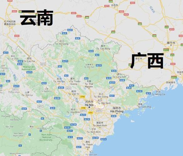 下面地图就是越南北宁省在地图上面的位置.