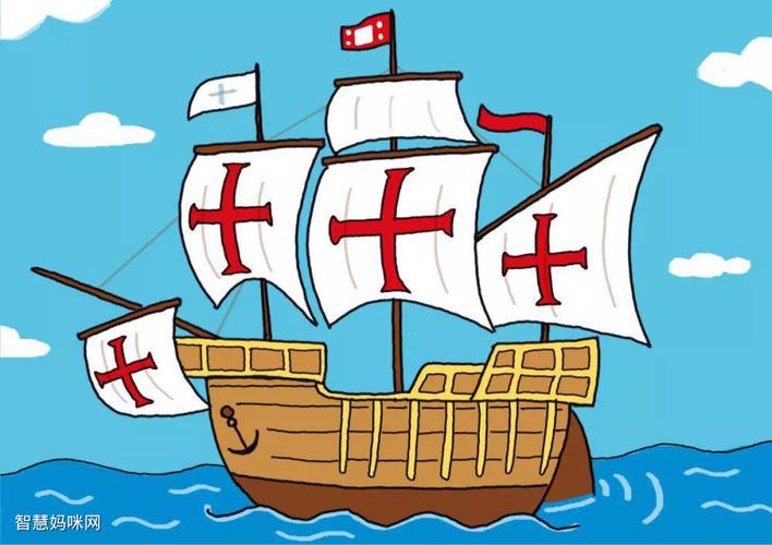 大帆船简笔画画法步骤