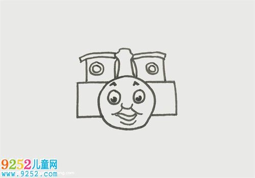托马斯怎么画托马斯简笔画教程