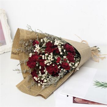 凭霄七夕情人节礼物送女友送老婆惊喜浪漫鲜花花束真花干花玫瑰花束