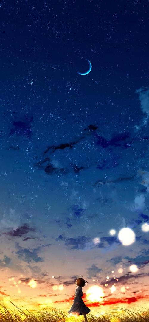 动漫/风景天/空/星空/夏天/黄昏