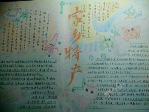 关于家乡的手抄报图片大全集