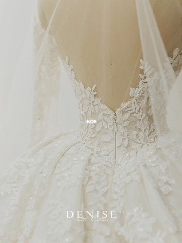 denise 21fw丨背立盈盈影娉婷_婚纱_婚纱礼服_试纱_礼服_复古_法式