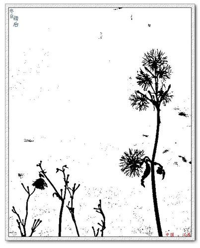 素描风格小景