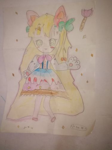 二年级上学期彩铅画(涵涵)