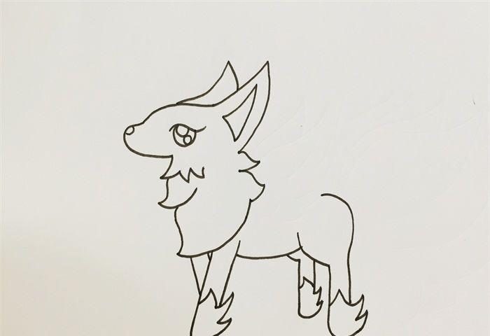九尾狐怎么画步骤