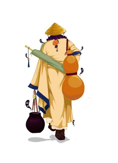 简笔画卡通道士视频集