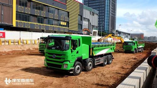 深圳某工地实探,揭秘比亚迪4轴电动渣土自卸车的运营状况