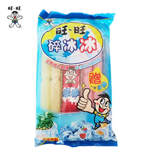 碎冰旺旺冰冰78ml草莓味可乐味棒棒棒冰雪糕果冻
