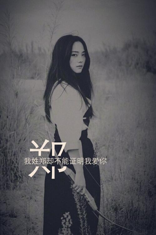 姓氏壁纸# #郑