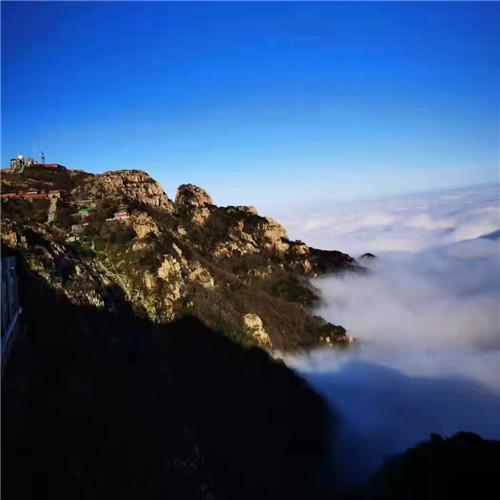 雨后泰山再现云海美景