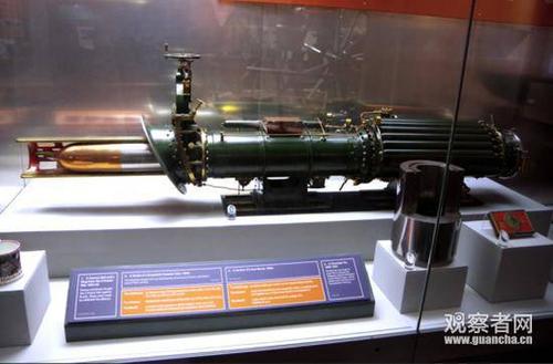 1880年代阿姆斯特公司生产的鱼雷发射管模型(纽卡斯尔博物馆)