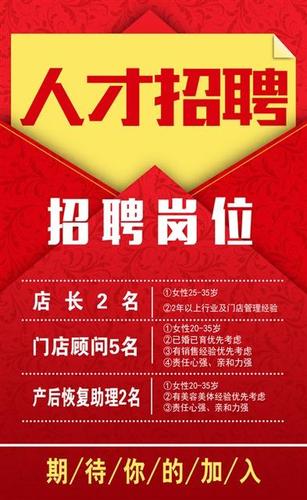 人才招聘广告海报