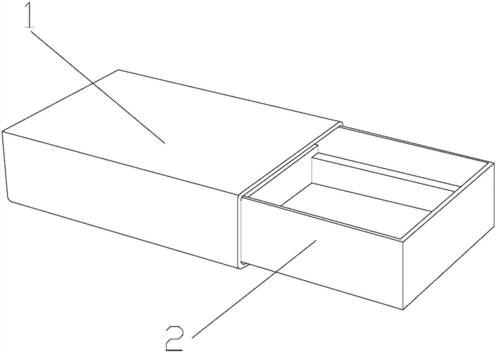 一种抽拉式文具收纳盒制造技术