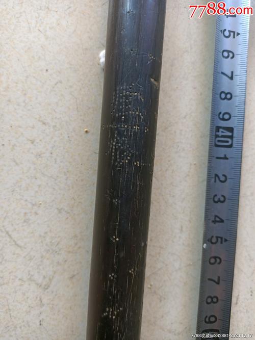 晚清民国紫檀秤杆.高95厘米.-其他称/秤-7788烟标收藏