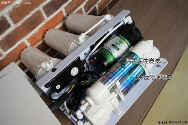 级过滤结构,不过经过以上三个滤芯后就可以直接从水龙头中接出净水了