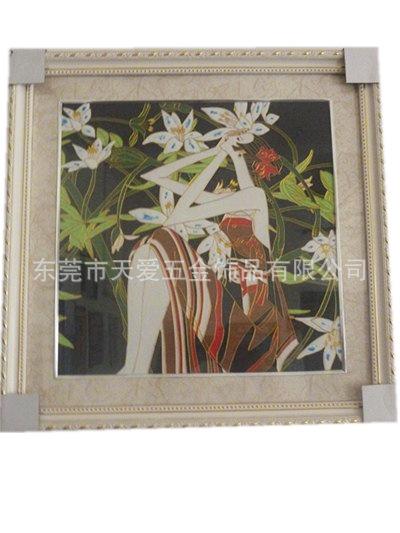厂家直批彩砂沙画 梦幻女孩子彩砂画 金丝彩砂纱面图片_10
