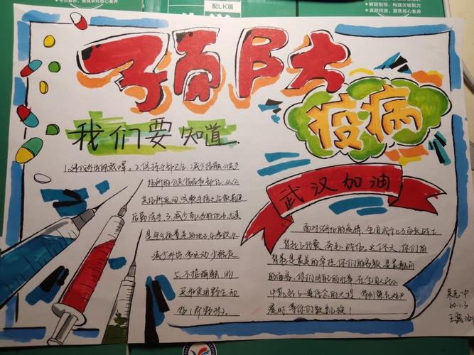 同心抗疫,静待春暖花开——60级1级部3.4班抗疫手抄报