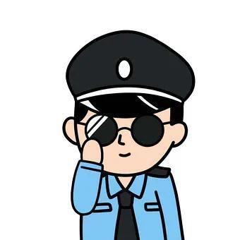 警察情侣图片卡通头像图片