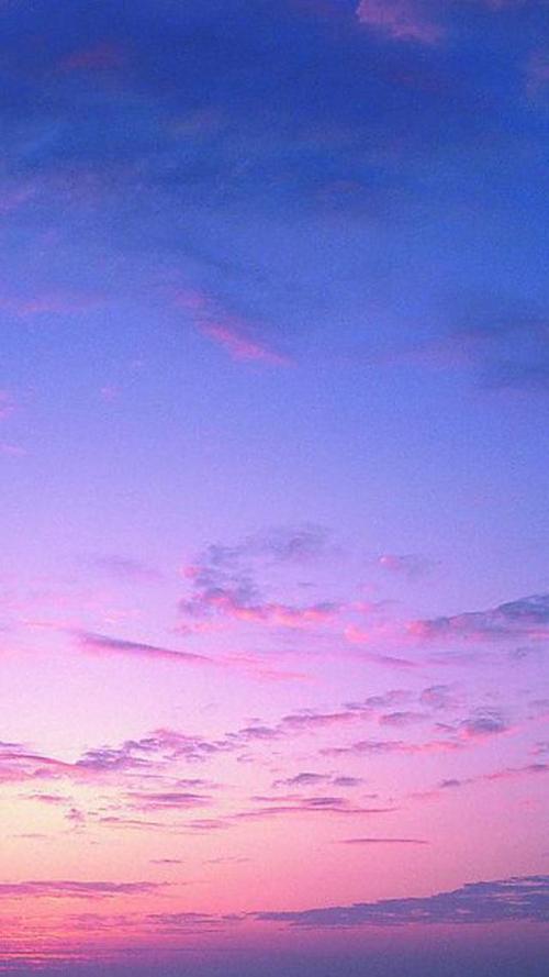 唯美彩色天空高清手机壁纸,喜欢吗?