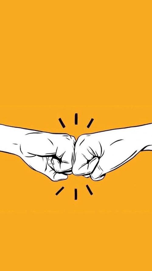 碰拳(我喜欢的壁纸哟)