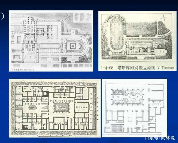 别墅庄园 代表类型二:宅园——维蒂住宅 代表类型三:宫苑——哈德良