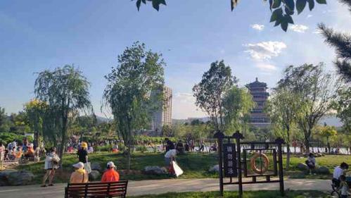 门城湖公园-"真的是一个超级大的公园,沿着永定河畔修