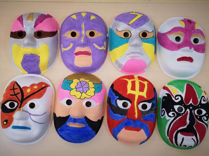 智美艺术幼儿园"国粹经典"脸谱绘画亲子嘉年华