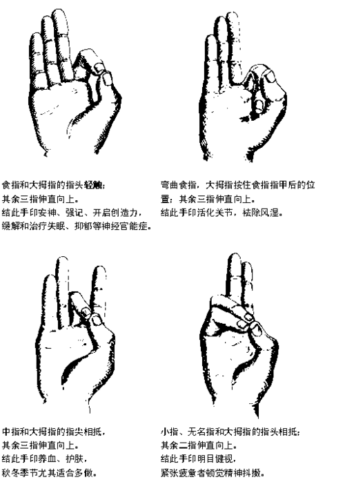 瑜伽契合法(mudra)