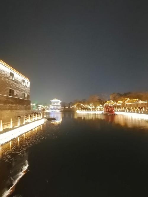 大年初三傍晚安阳市部分夜景