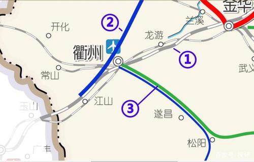 未来浙江衢州3条高铁:江山,龙游双线往杭州,常山,开化