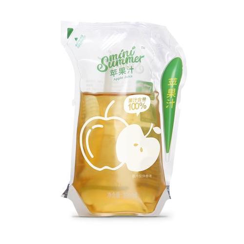 minisummer苹果果汁饮料爱克林包装200ml24袋箱