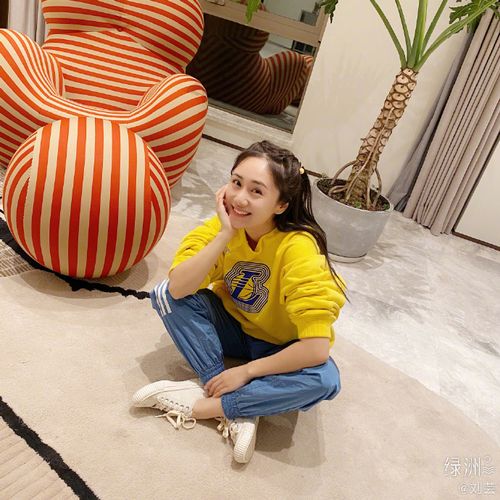刘芸晒身穿休闲装美照大喊收工万岁