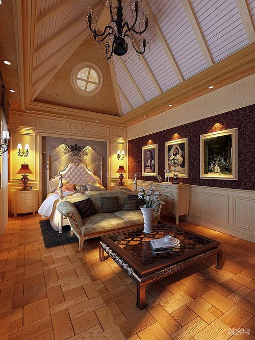 欧华庄园(2)刘佳明 / 沈阳尺度空间设计工程有限公司 吊顶突显原始