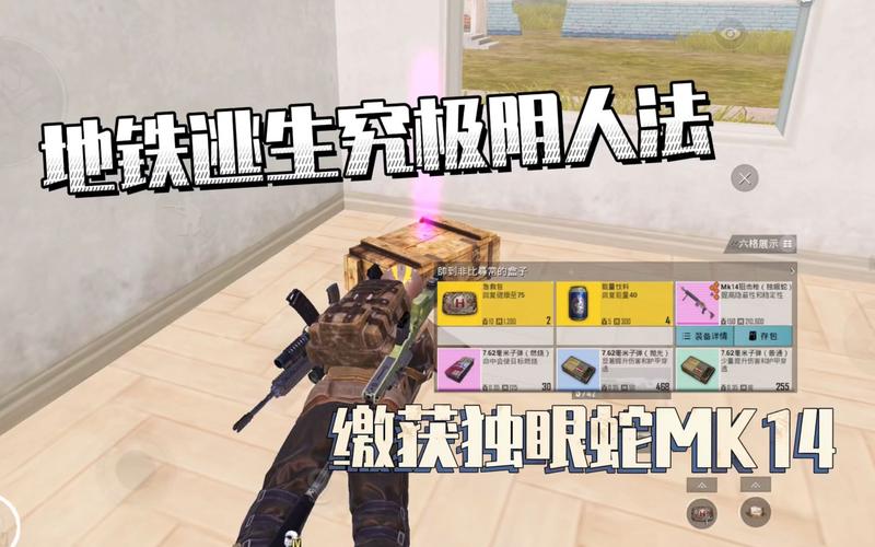 地铁逃生究极阴人法偷袭六级大佬缴获独眼蛇mk14