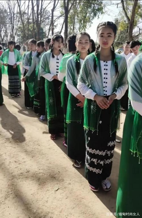 缅甸北部少数民族美女