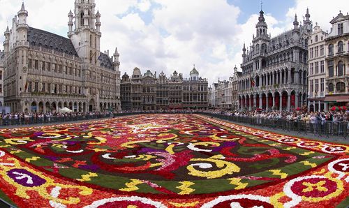 belgium brussels is   short bus or train ride from france and