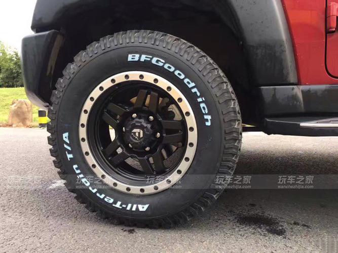 一个女汉子迷上了改装 北京bj40升级轮毂轮胎