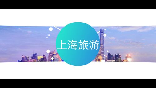 炫酷上海旅游图文快闪动画通用ppt模板