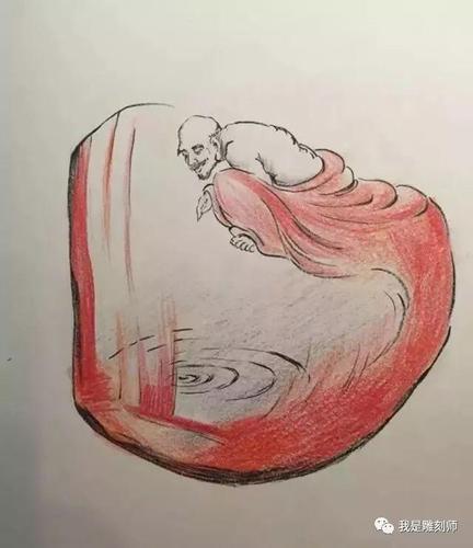 我是雕刻师大师的创意白描美轮美奂的玉雕设计图