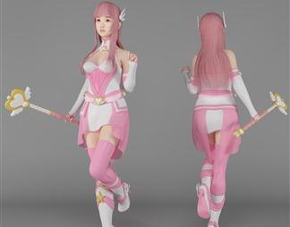 日本人3dmax女生模型