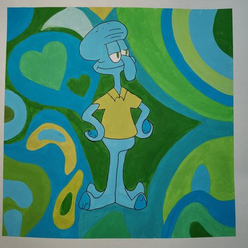 邻近色水粉画_水粉画_四川职业技术学院攻略_儿童水粉