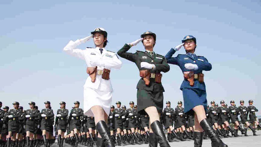 中国大阅兵:最美中国女兵仪仗队,我的女神真的都上交给国家了