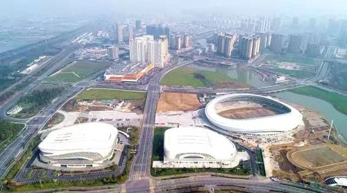 绍兴市九运会办赛主会场:华通体育馆,上虞游泳馆,上虞体育场