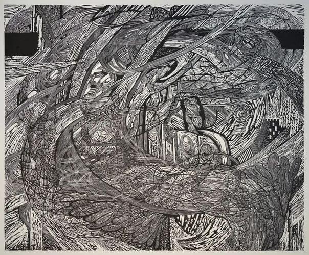 鲁迅版画奖获得者雷务武教授黑白木刻作品欣赏