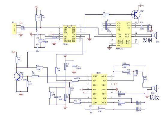 超声波测距原理(带原理图及源码)