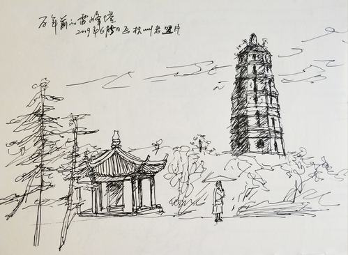 百年前的雷峰塔