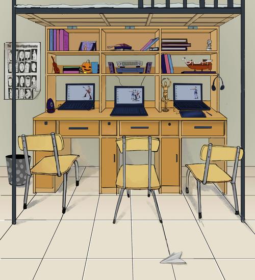 我的宿舍之听我的(二维动画)