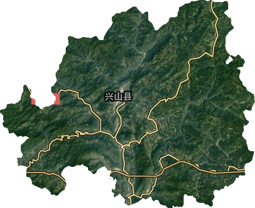 兴山县高清卫星地图,兴山县高清谷歌卫星地图