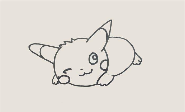 皮卡丘怎么画动漫
